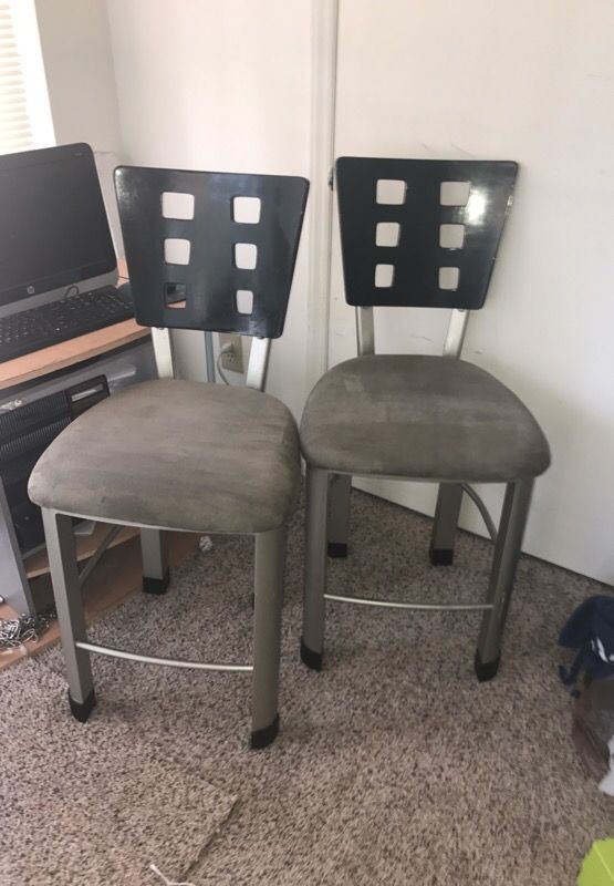 3 high stool chairs