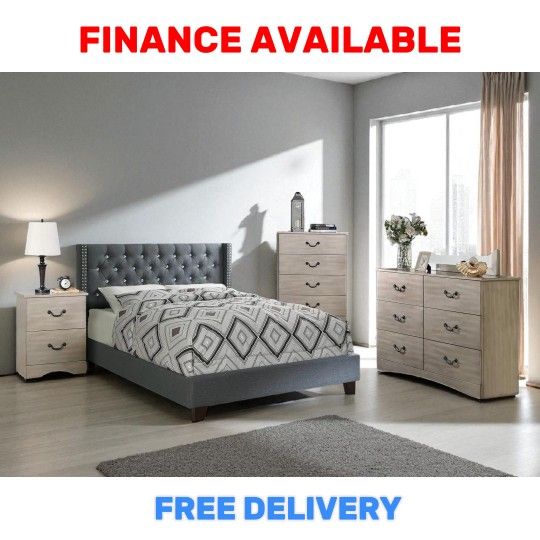 🔥 QUEEN BED FRAME DEAL! / ¡OFERTA EN CAMA QUEEN Only $ 249 ➕ Add Mattress $199, 🚚 FREE DELIVERY ITEM # P F9371Q