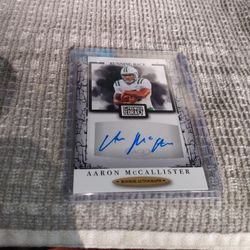 2021 Premier Draft Aaron McCallister