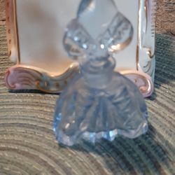 CZECH BLUE PERFUME BOTTLE W/ STOPPER