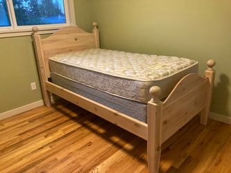 Twin Mattress & Box Spring - Does NOT Include Wood Frame