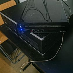 Wii U 32GB Black W/ Controller And Games 