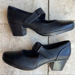 Clarks Emslie Lublin Mary Jane Clogs Size 10