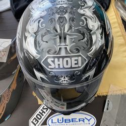 Diablo Motorcycle Helmet By Shoei -(L)