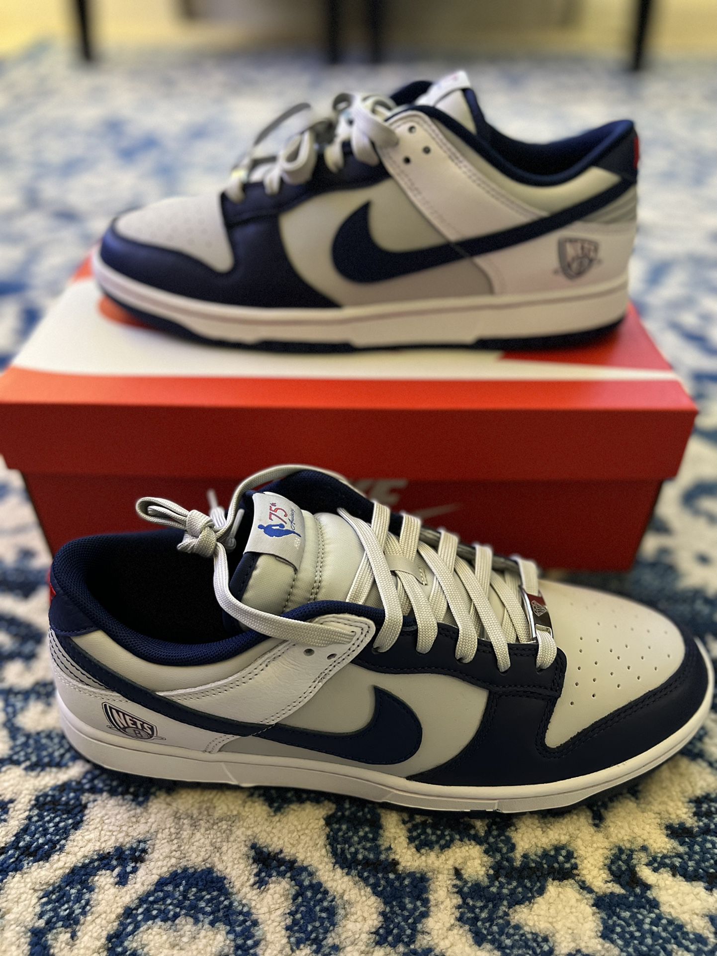 Nike dunk low EMB Brooklyn Nets 10.5M $165 for Sale in Issaquah, WA -  OfferUp