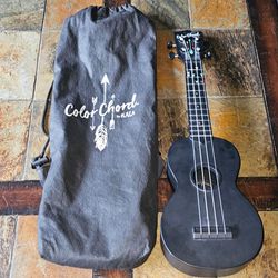 Kala Ukulele Black With Case