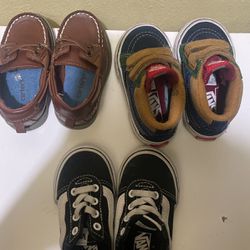 Size 5 boys shoes 3 pair bundle 