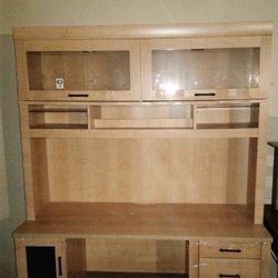 Desk With Shelf Space