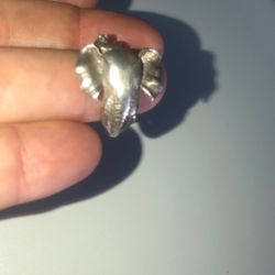 Elephant Silver Ring Hand Made