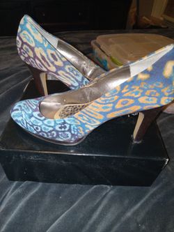 Brand New Multi Colored Heels 
