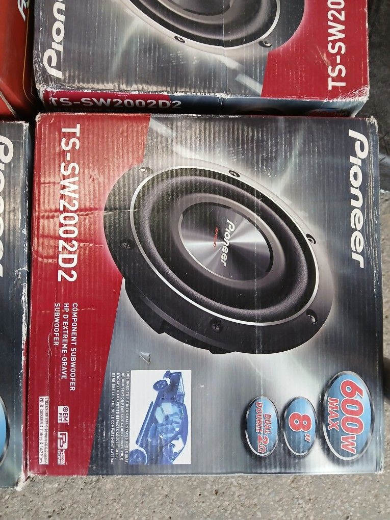 Brand New Pioneer 8inch Shallow Mount Sub I Have 3 Of Them $100firm Price Per Sub $100 Each Sub Pickup Only Serious Buyers Please Yes It Is Avaliable