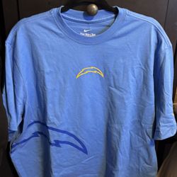 Nike Chargers Blue and Yellow Short Sleeve Tees
