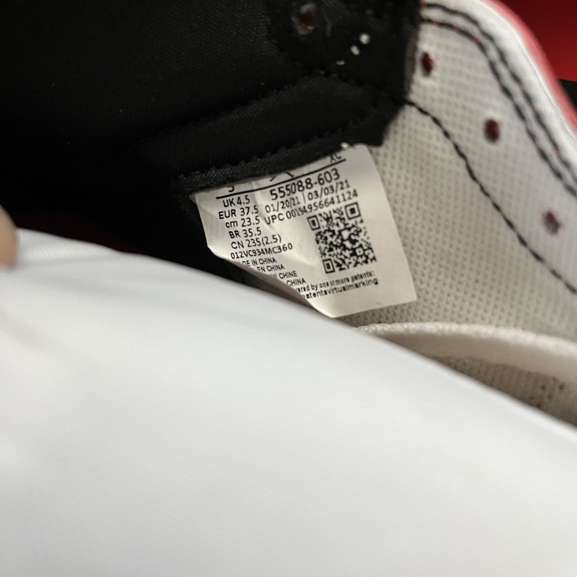 Air Jordan High Red Yellow New Size