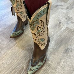 Tony Roma Cowboy Boots Size 9 1/2 