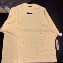 Fear Of God Essentials Long Sleeve T-Shirt Garden Yellow