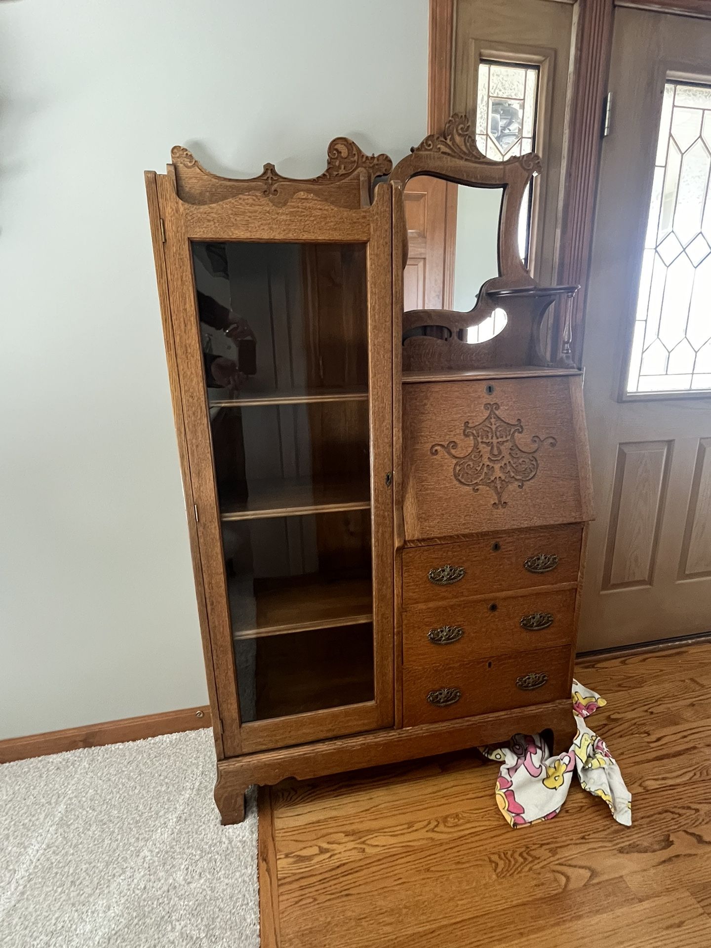 Antique Oak Cabinet