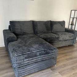 (ANY COLOR) Brand New Comfy Corduroy Sectional Set 