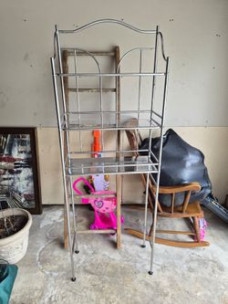 Over the toilet storage rack