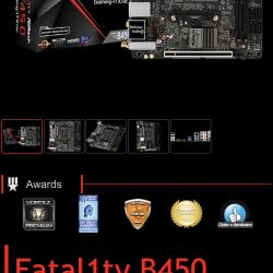 ASRock Fatality B450 ac/itx