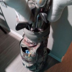 Ping Golf Clubs Complete Set With Brand Mew Mizuno Golf Bag