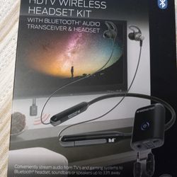 New HDTV Wireless Headset Kit 