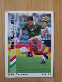 1993 Upper Deck World Cup 94 "Alberto Garcia Aspe"