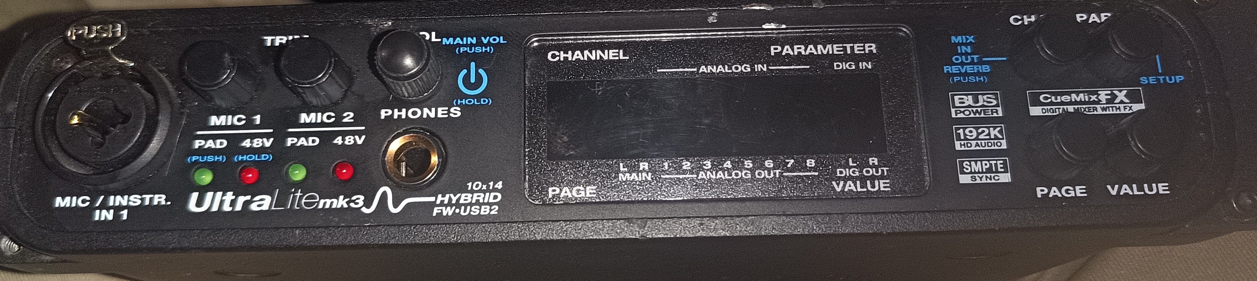 MOTU Ultralite MK3 Hybrid Interface