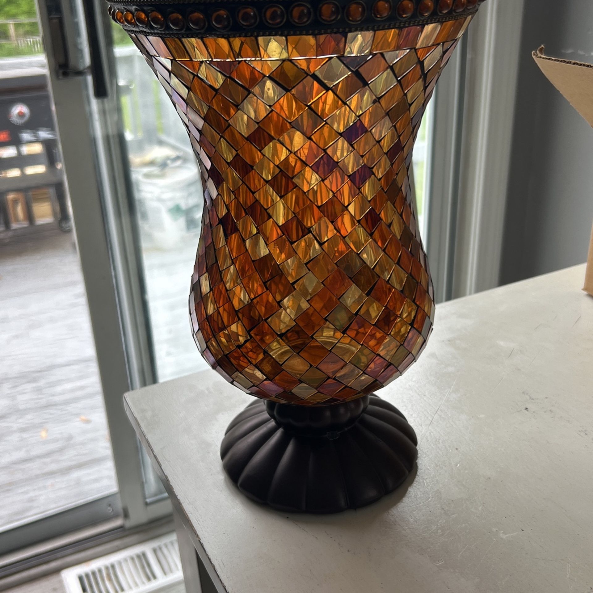 Partylite Global Fusion Hurricane Candle Holder