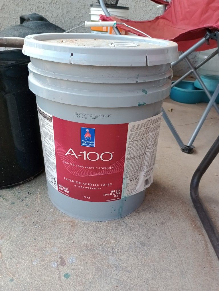 A100 Exterior Acrylic Latex Paint For Stucco 5 Gallon