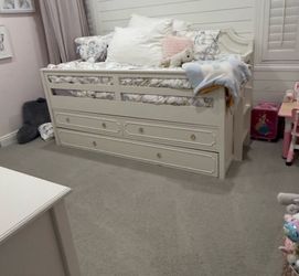 Pottery Barn Loft Bed and Dresser
