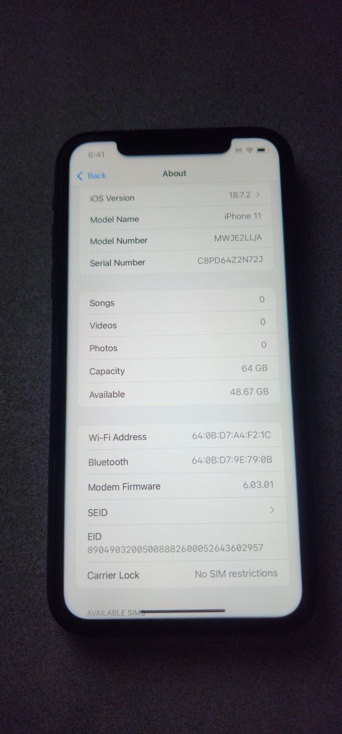 iPhone 11 64GB Unlocked