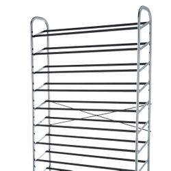 Rolling Shoe Rack Holds 50 Pair