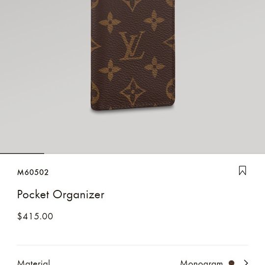 LV Pocket Organizer Monogram for Sale in Houston, TX - OfferUp