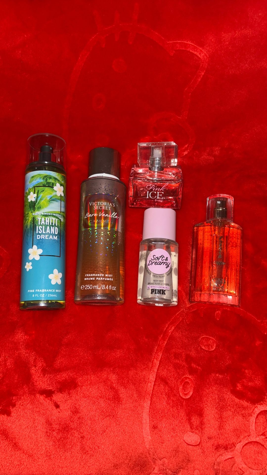 Bundle of Perfumes and Body Mists