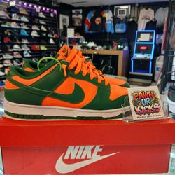 Nike Dunk Low Retro "Miami Hurricanes" - #DD1391 300 - Size 11 -  Original Box