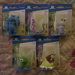 Disney Pixar Monsters Inc Sully Mike Boo Micro Collection Figures Cake Toppers! 