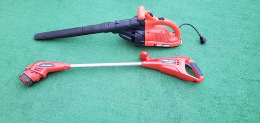 Black And Decker Weed Trimmer And Blower/ Vacuum with Bag
