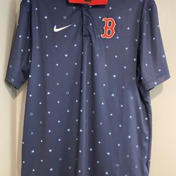  Men's Nike Navy Boston Red Sox Legacy Icon Vapor Performance Polo Small