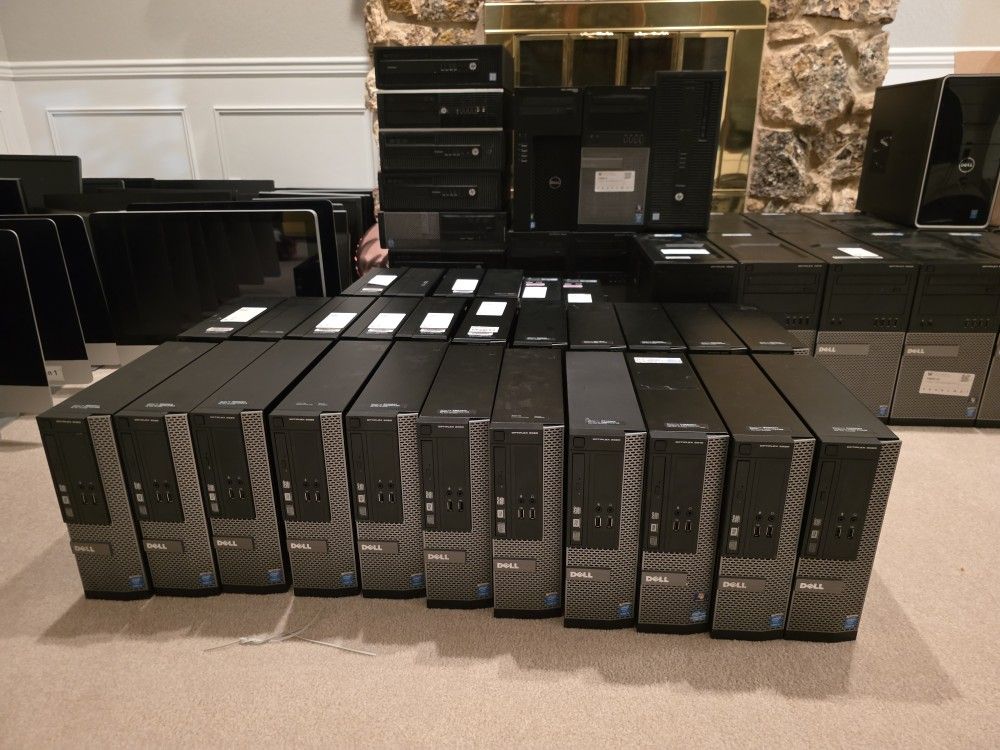 Lot Of 58 Dell , Hp Computers And 16 Imac