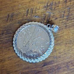 Moneda De Oro 10/k $2000