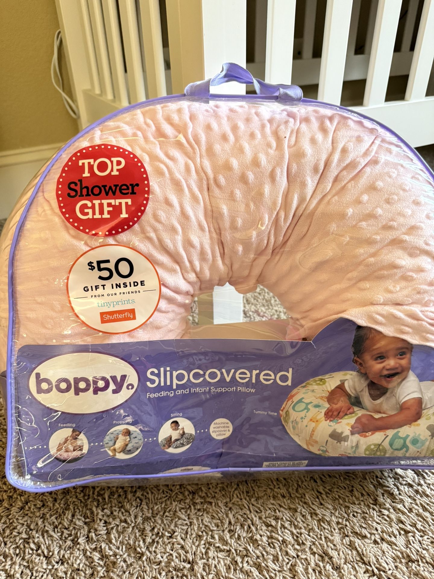 Boppy Nursing Pillow With Extra Cover