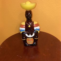 Vintage Old Oak Rum Limbo Drummer Bottle