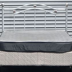 Full Size Bed with Mattress Set