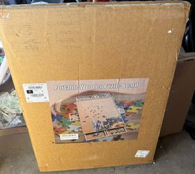 Portable puzzle board
