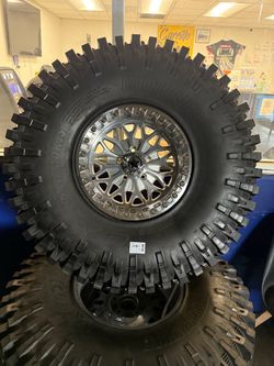 15” MSA 5x4.5 beadlocks with 35” EFX tires