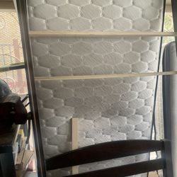 Twin Bed Mattress Frame Wooden Fully Complete