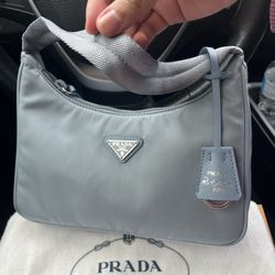 Prada 2000 Nylon Re-edition Light blue 