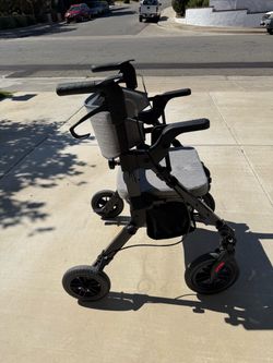 VOCIC Z51 2-in-1 Walker / Transport Wheelchair