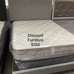 Full Size Bed With Mattresses! 💥