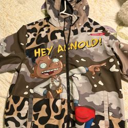 Hey Arnold Members Only X Nickelodeon Windbreaker Jacket